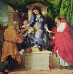 Ruusujen Madonna, 1526